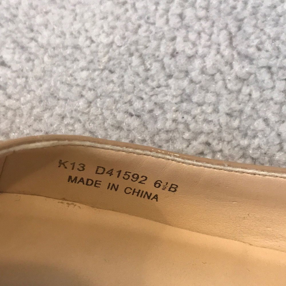 Cole Haan Nude Patent Leather Flats - Picture 6 of 6